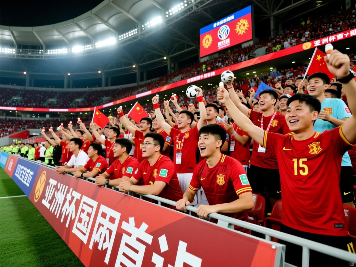 真人体育网站-亚洲杯国足迎战 球迷热情高涨，亚洲杯国足首战  第3张